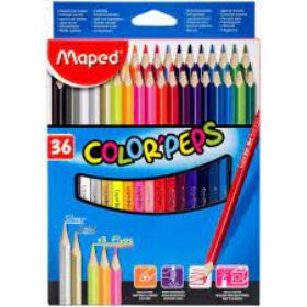 Lápis de cor c/ 36 color Peps Meped