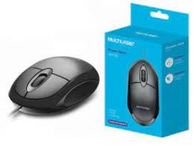 Mouse óptico scroll USB multilaser classic preto 