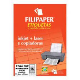 Etiqueta Filipaper A4 362c/ 1600 unid. 