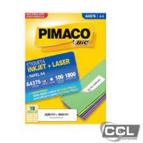Etiqueta Pimaco A4 348 c/ 9600 unid.
